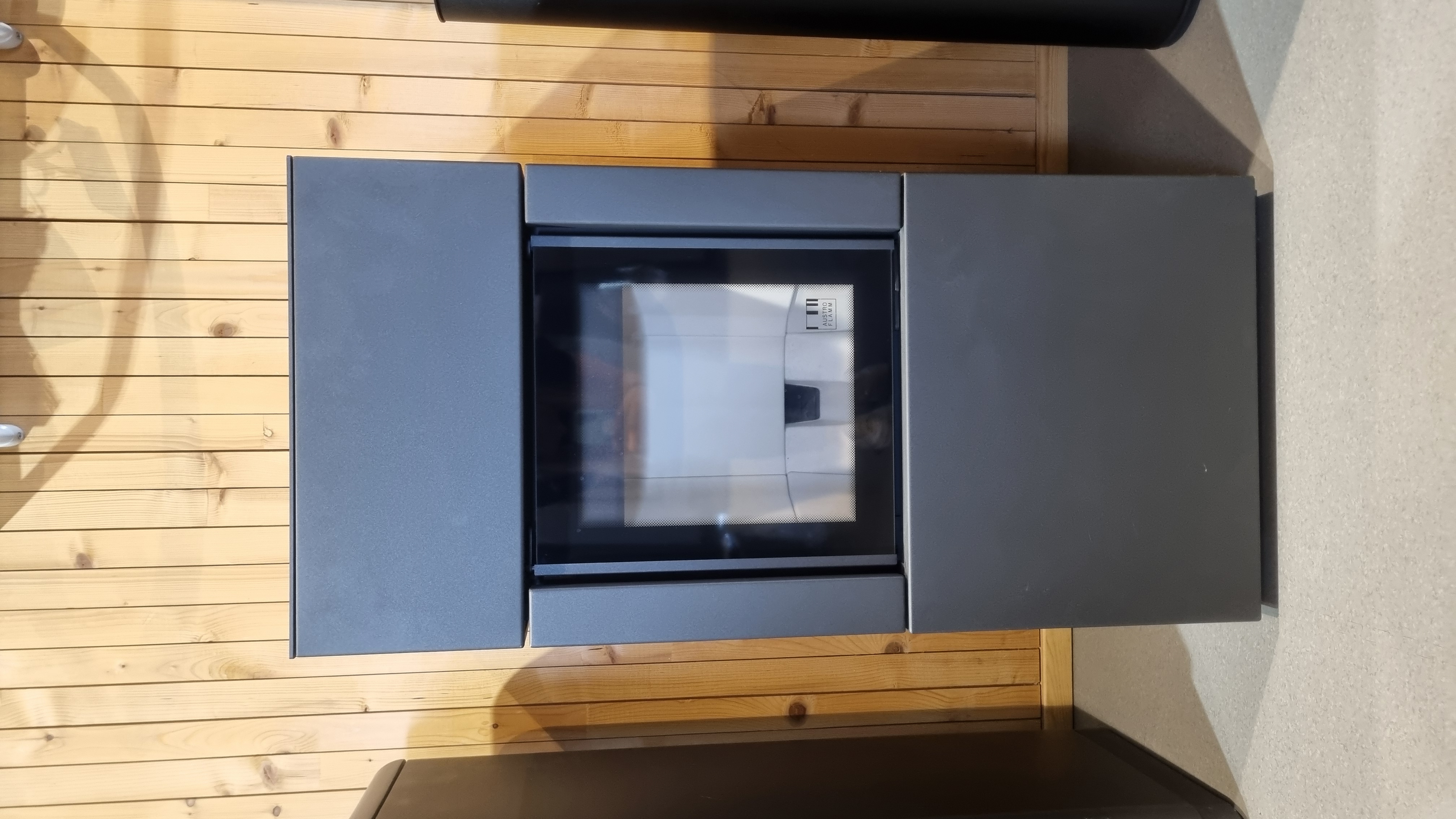 Austroflamm Pelletofen Percy in Stahl - Ausstellungsstück