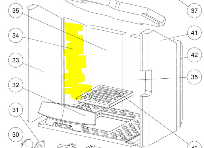Rika Ersatzteil Sol Innenauskleidung links hinten Z36089