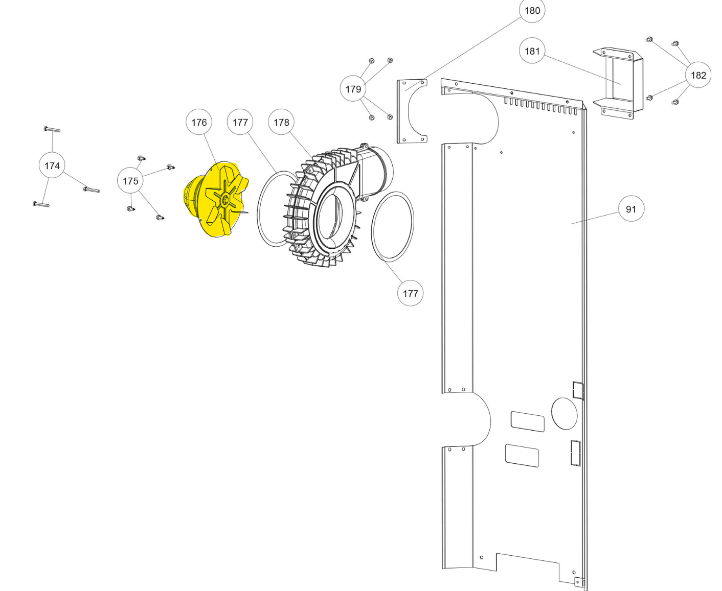 Rika Ersatzteil Gebläsemotor MULTIAIR verpackt B19656