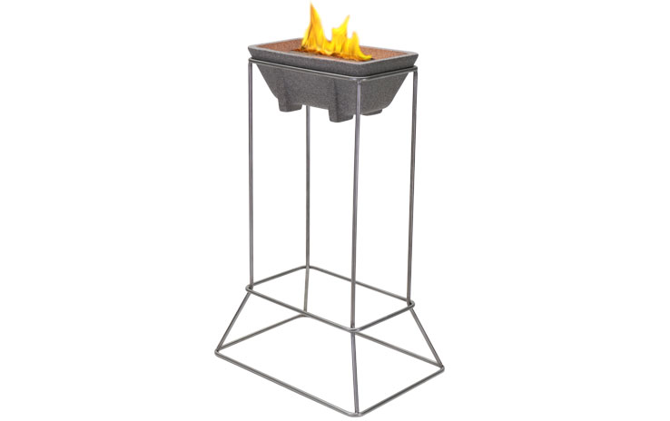 Denk Ständer für Schmelzfeuer Outdoor XL - Ausführung Edelstahl
